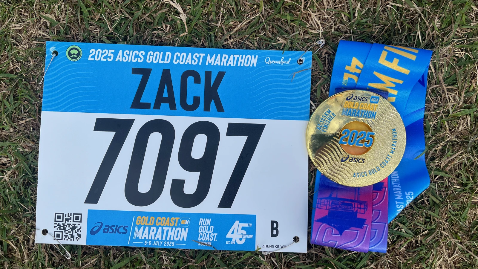 黄金海岸马拉松奖牌