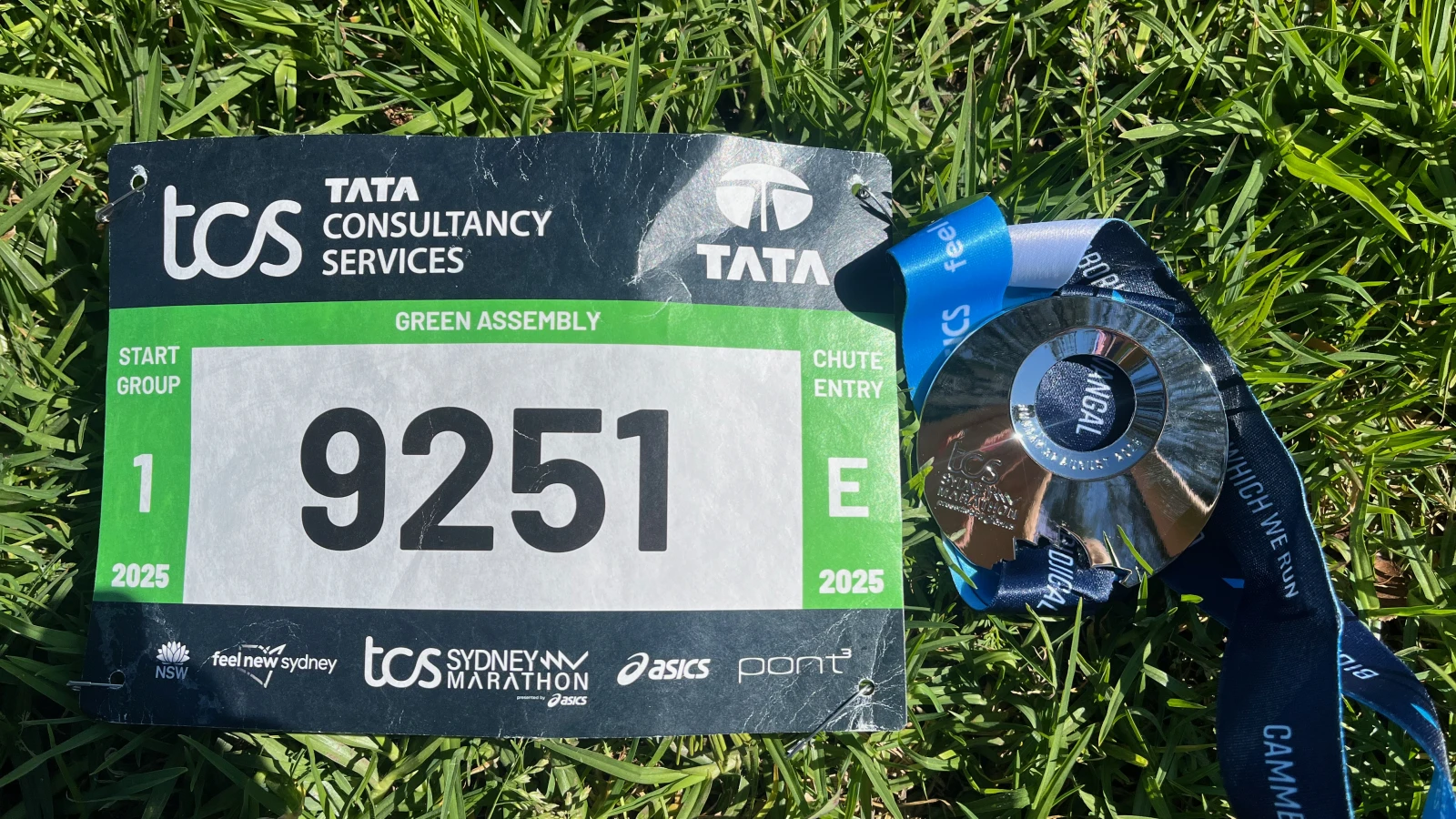 悉尼马拉松奖牌